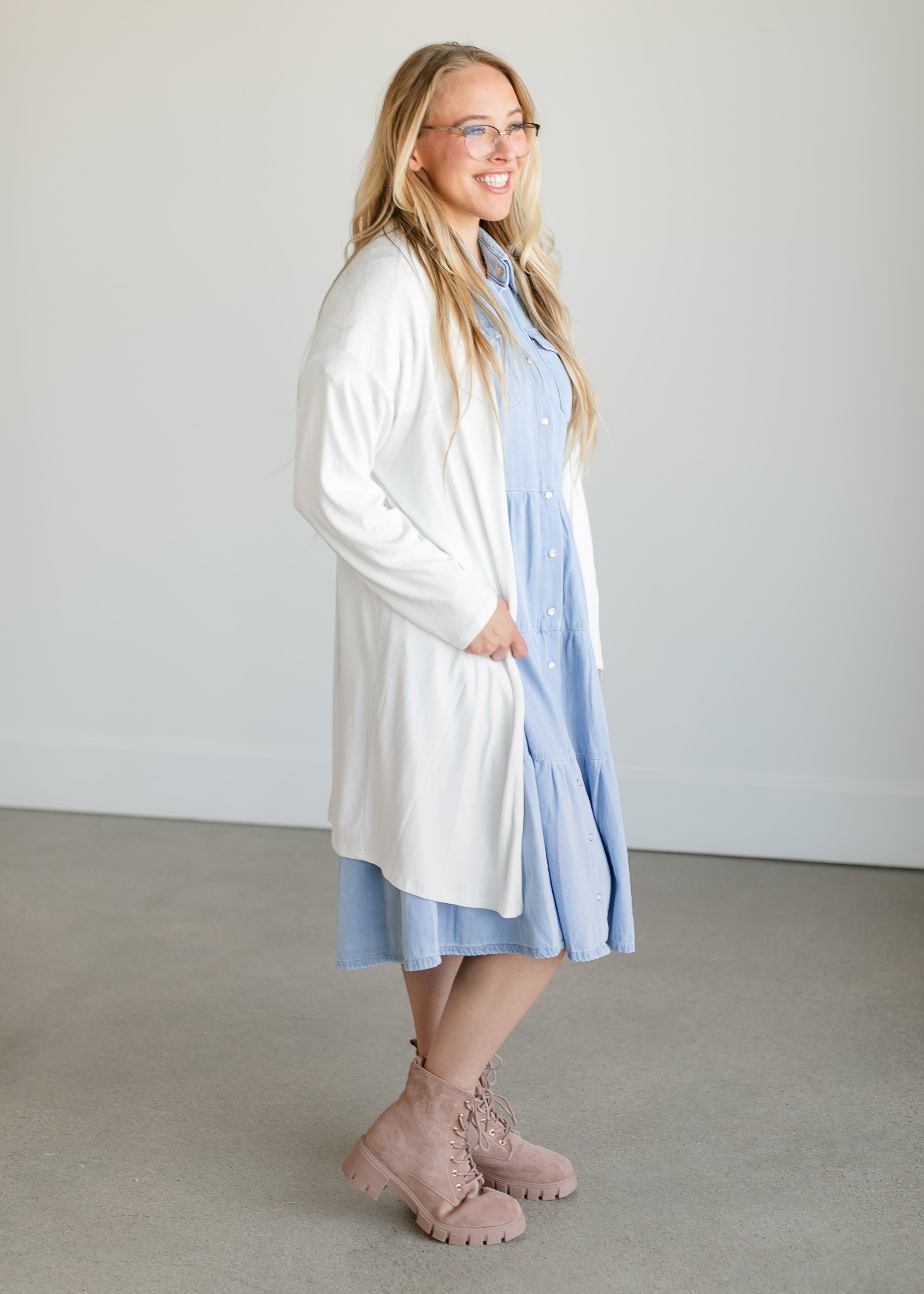 Lightweight Open Front Cardigan - FINAL SALE