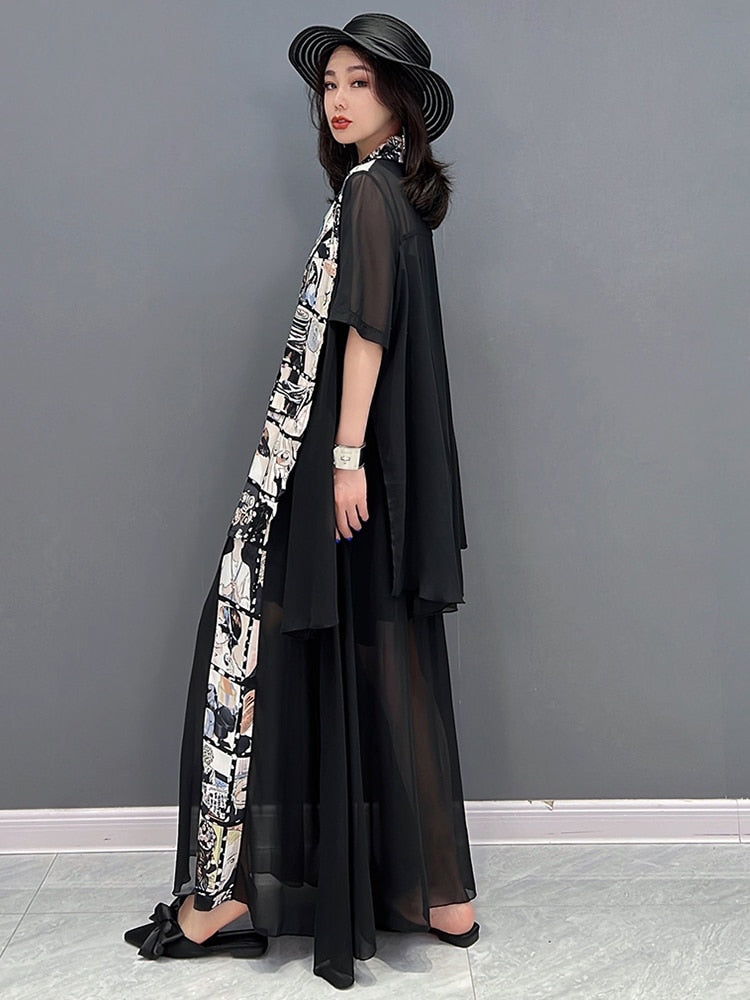 Katy Oversized Top & Skirt 2-Piece Set