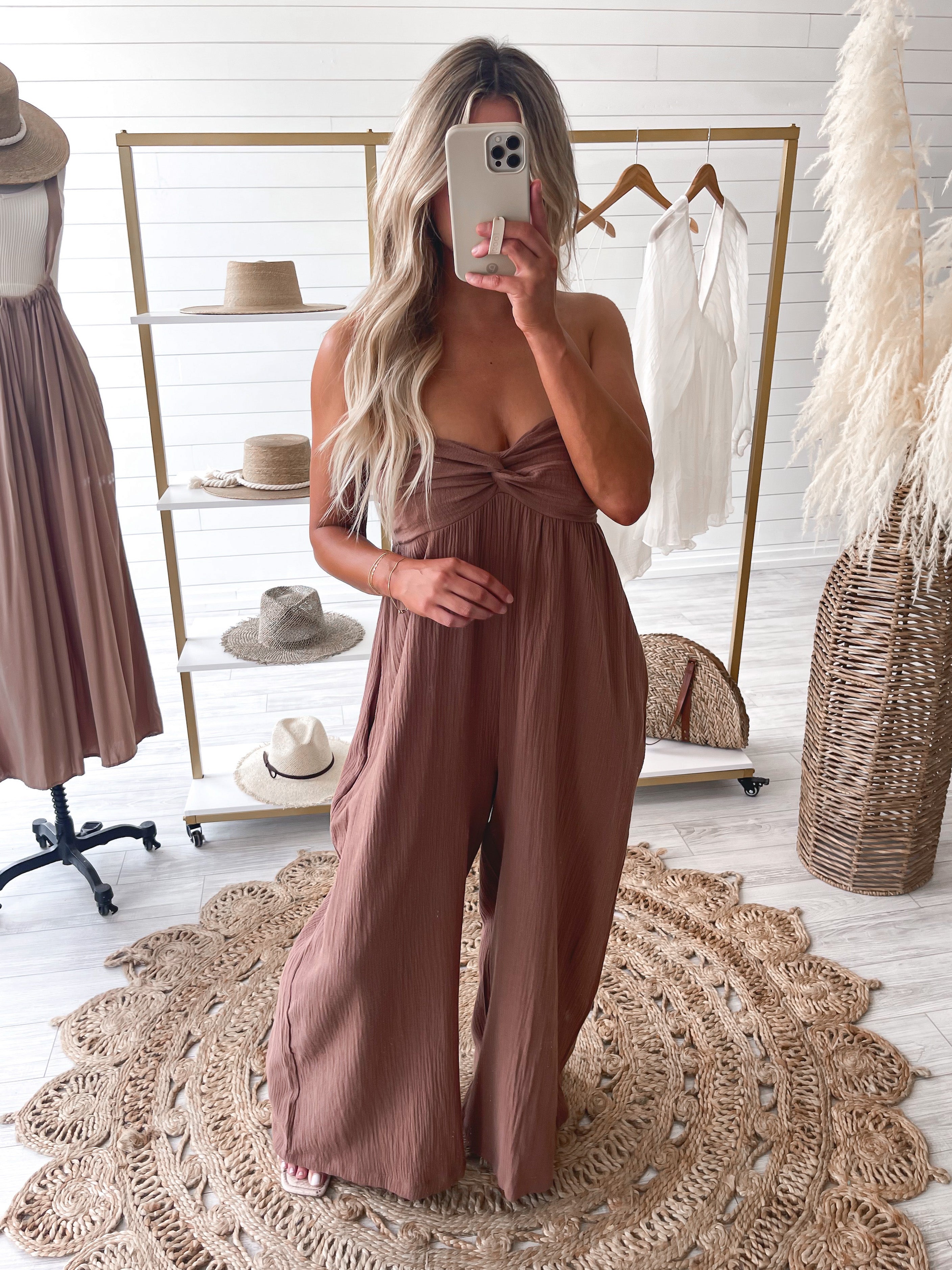 Enjoy The View Jumper in Brown