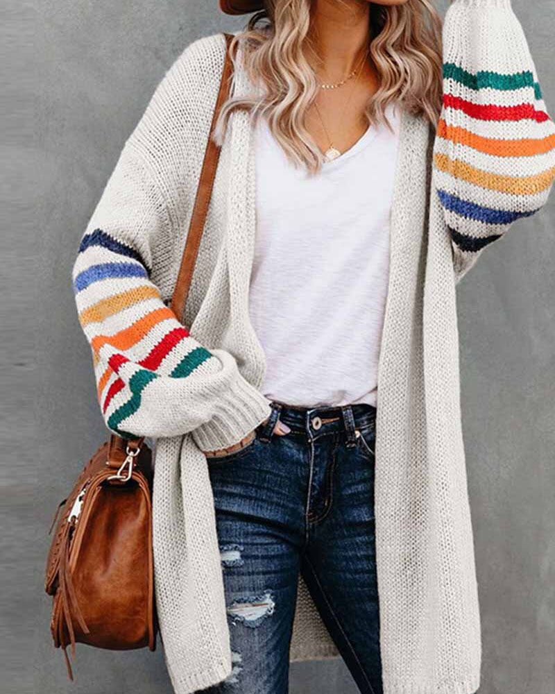 Loose Casual Knitted Coat